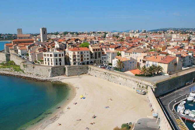 Best of the French Riviera with Cannes , Monaco & more Private guided Tour - Antibes marina and Bay of Angels viewpoints from the fortification wall