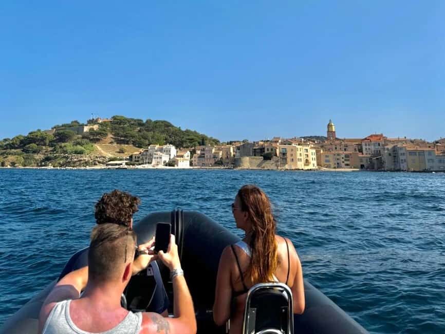 Cannes: coastline boat excursion to St Tropez via Esterel - Meeting at Port du Béal and finding your boat fast