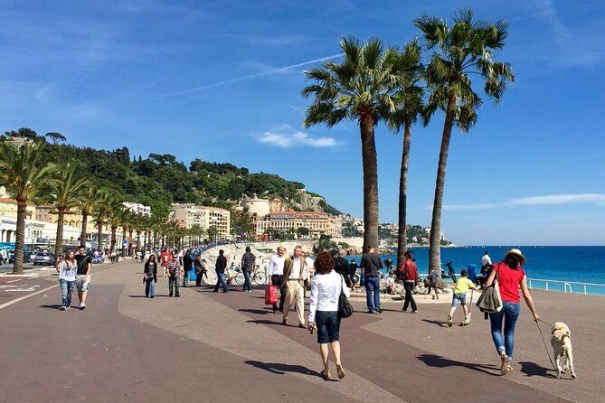 Cannes Large Group Shore Excursion with a Minibus 15 seater - Nice in 45 Minutes: Promenade des Anglais and Cours Saleya