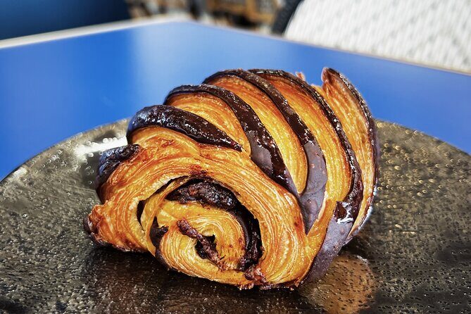 Cannes Ooh La La Croissant Tasting Tour - Stop 2: Old town hill streets, purple flowers, and a view stop