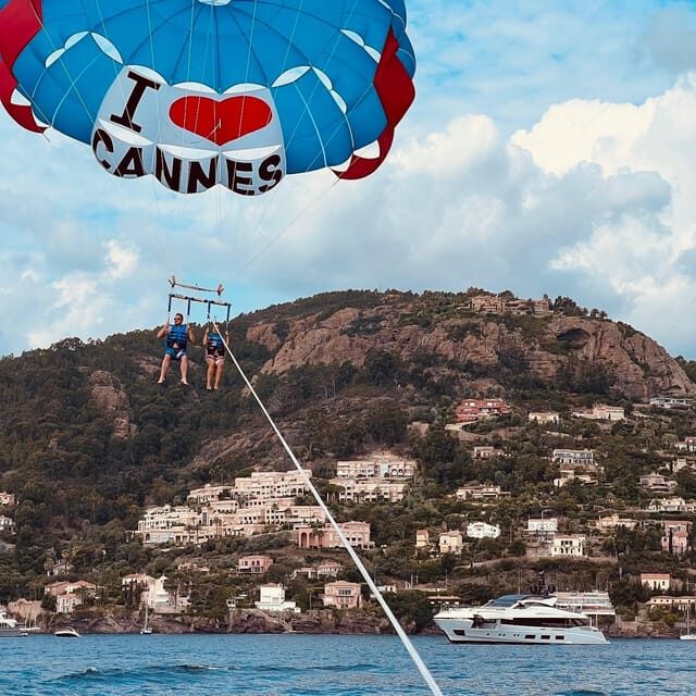 Cannes: Parasailing Experience for Couples, Family & Friends - Where You’ll Fly: Cannes to Mandelieu Views from the Port of Béal