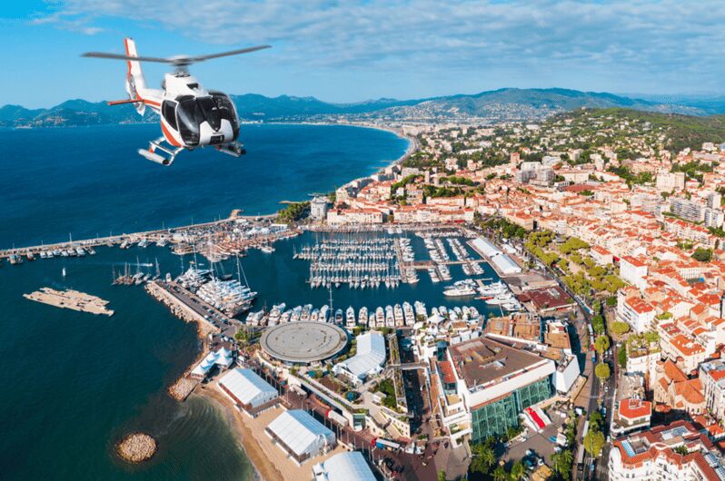 CANNES: Private Panoramic Helicopter Tour - Price and value: $1,166 per group up to 6 people