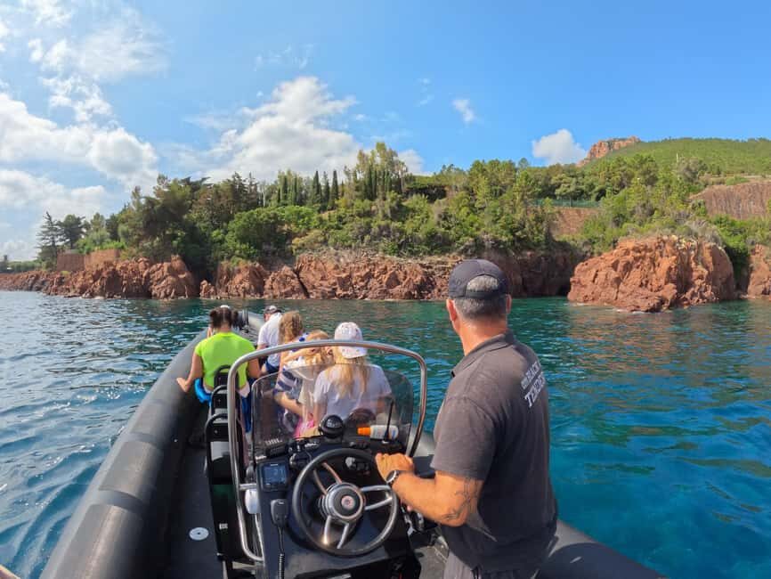 Cannes: Scenic Coves RIB Boat Tour - The swim break: what to expect if you want a quick splash