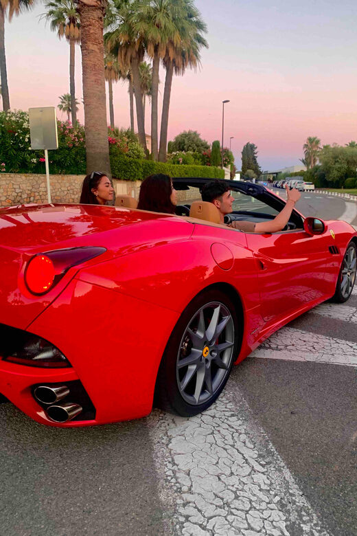 Cannes:private Ferrari Big Tour to Juan Les Pins and Antibes - Ferrari California With a Local Guide: What the 90 Minutes Really Feel Like