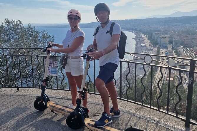 Excursion on electric scooter in Nice - The Unmissable - Port Lympia: yachts, historic boats, and a cool waterfront pause