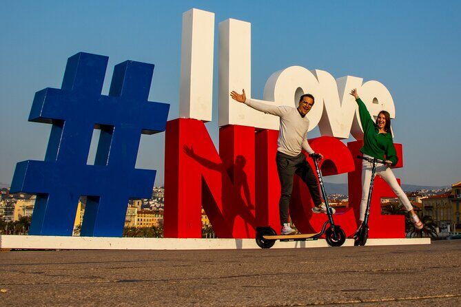 Excursion on electric scooter in Nice - The Unmissable - Scooter pros in a hilly city like Nice