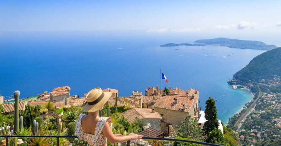 Excursion to Eze and Monaco: Half Day Shared Tour 5h - Eze medieval village: cliff views, cobbles, and steps
