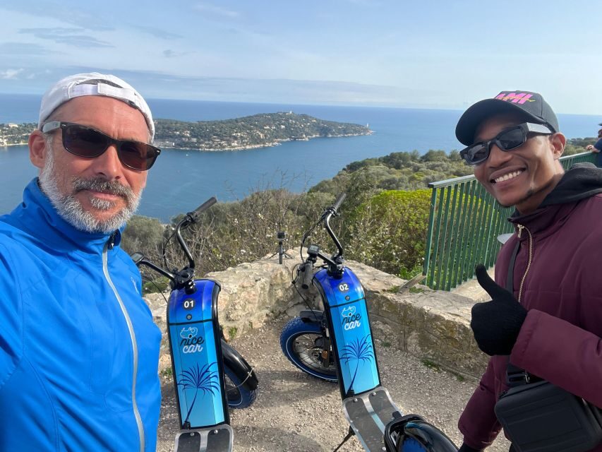 French Riviera : Guided Visit on a E-Scooter - Nissa la Bella belvedere: seeing the city’s identity from above