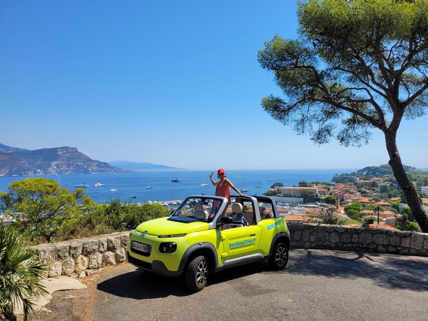 From Nice: Drive a convertible along the coast and visit Èze - Fragonard perfume factory in Èze: free admission and a guided look