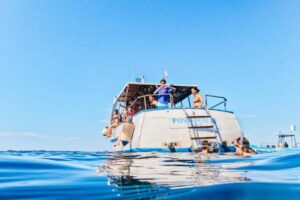 From Nice: French Riviera Swimming and Snorkeling Cruise - From Poseidon office in Nice to Riviera coastline views