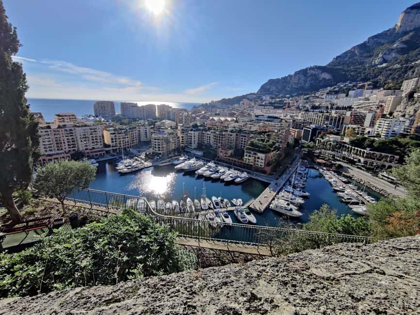 Guided tour of Monaco in 2 hours - Saint-Martin gardens photo break: quick beauty without the stress