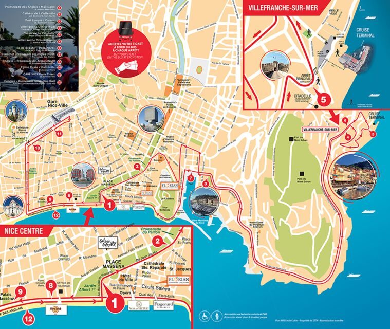 Nice: 1 or 2-Day Hop-On Hop-Off Bus Tour - The Audio Guide Setup: Why Earphones Change the Whole Trip