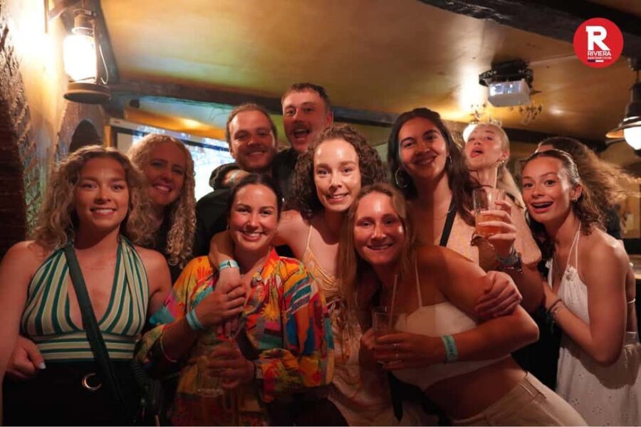 Nice: 4 Bar, 1 Club Riviera Bar Crawl Party with Free Shots - Entering the Night at Hostel Villa Saint Exupery by Place Massena