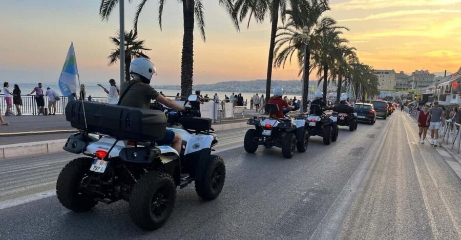 NICE BY ELECTRIC QUAD:panoramic tour from Nice - The Safety Briefing: How They Keep It Calm in City Traffic