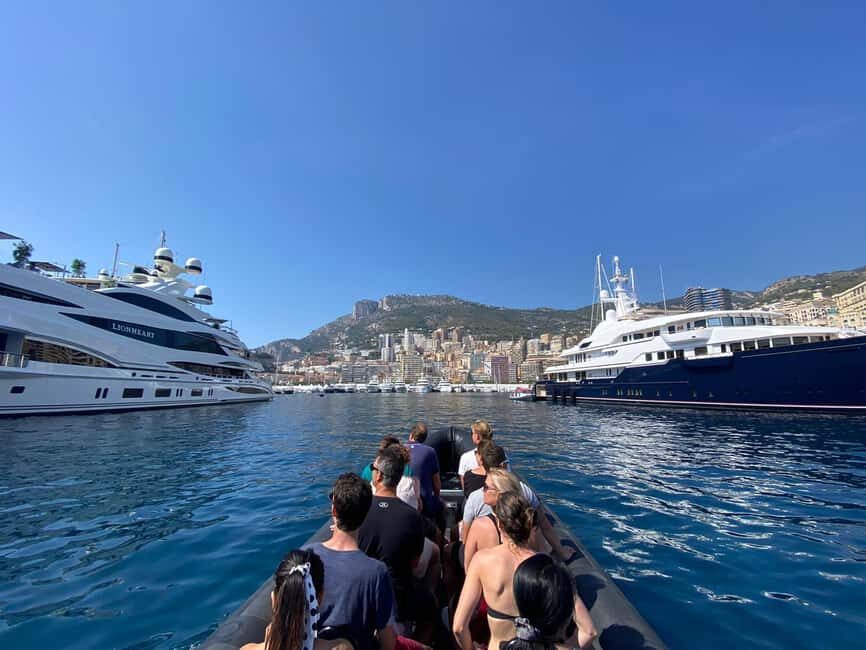 Nice: Coastline Boat Cruise to Monaco - The route north of Monaco: Nice, Villefranche, Cap-Ferrat, Beaulieu