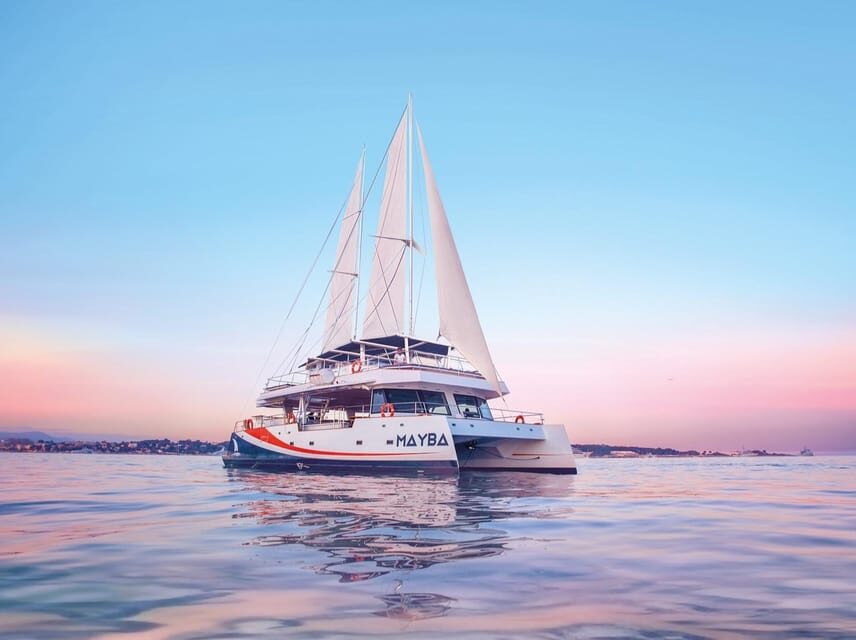 Nice : Dinner at Sea on a Maxi Catamaran - Villefranche, Cap Ferrat - The Sunset Sail: Villefranche or Saint-Jean Cap Ferrat Views