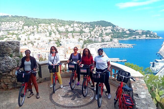Nice Essentials Guided Electric Bike Tour - Stop 2: Colline du Château for panoramas, ruins, waterfall views, and time to wander