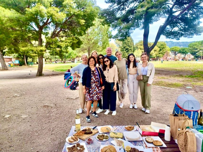 Nice: Food and Wine Old Town Guided Walking Tour - Castle Hill Park picnic: the Niçoise finish with wine pairings