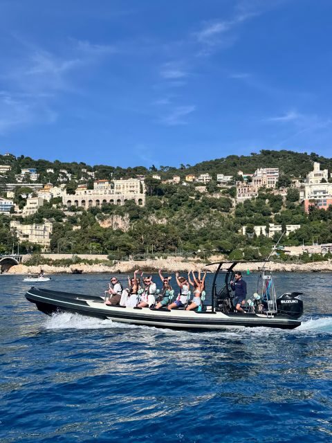 Nice: Mala Caves, Villefranche & Snorkeling Boat Tour - From Port Lympia to the open water: the start in Nice
