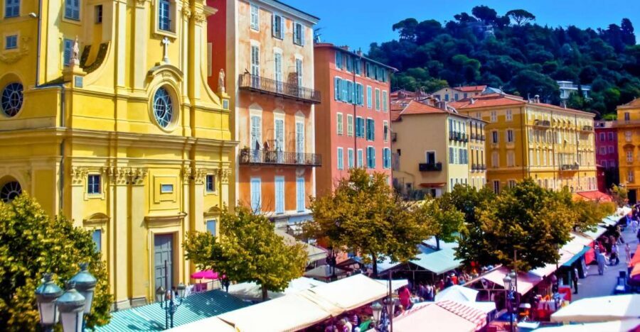 Nice: Old Town Treasures Walking Tour - Entering Vieux Nice through a historic door