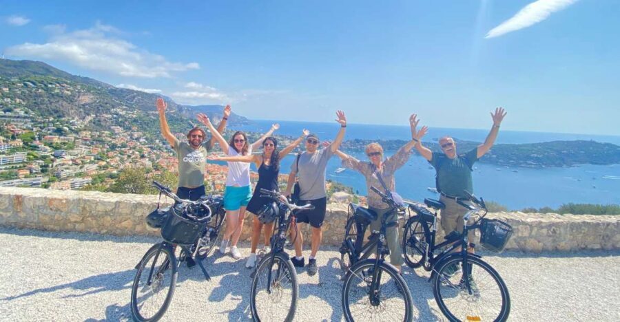 Nice: Panoramic French Riviera E-Bike Tour - The Promenade des Anglais start: practice first, views second