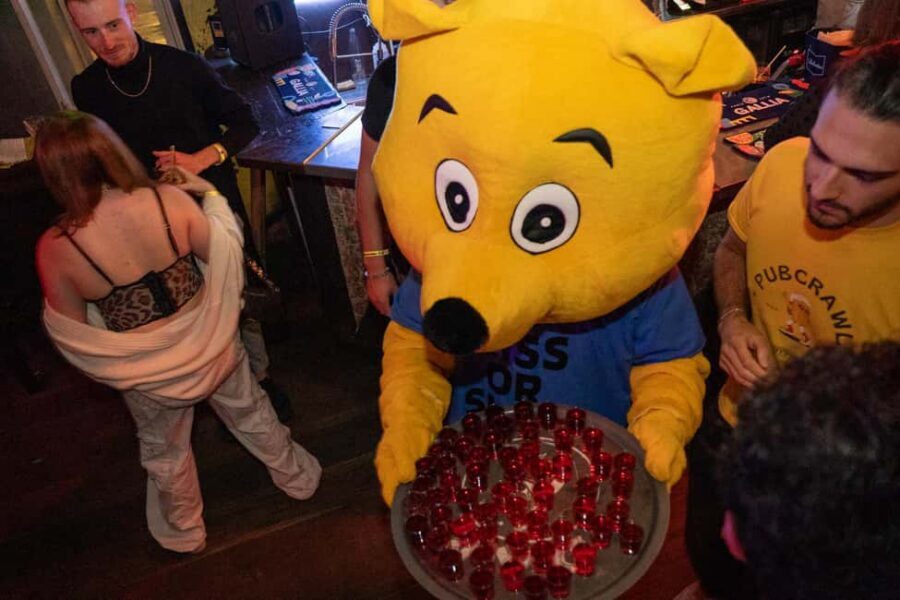 Nice: Party Bar Crawl with Club VIP, 6 Shots, and Games - Social payoff: 50+ international people plus a host who keeps it moving