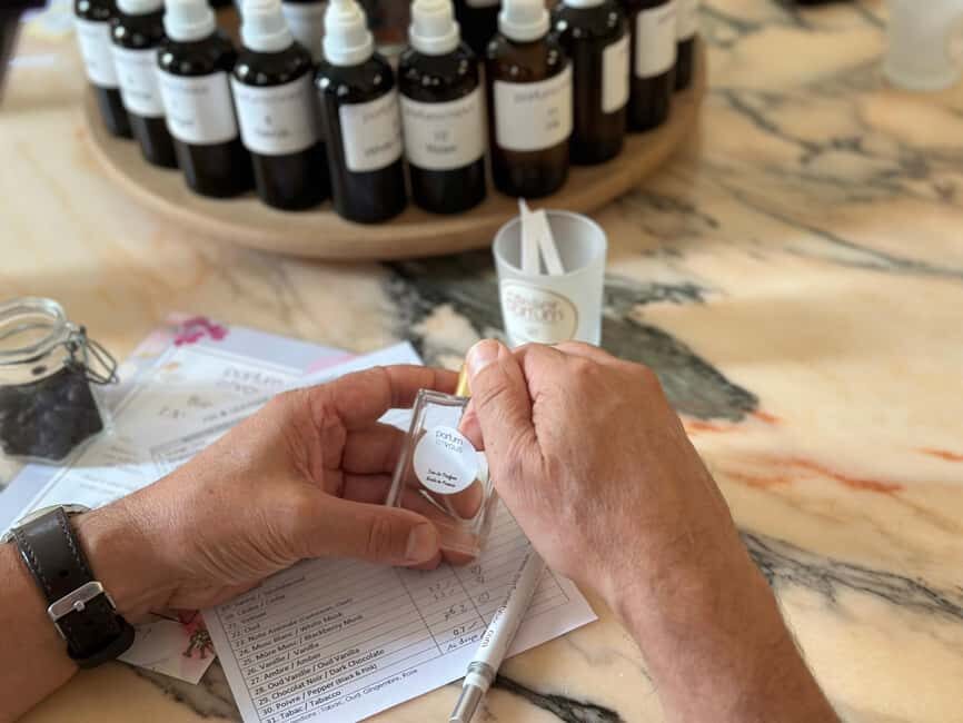 Nice: Perfume Creation Workshop - Price and value in Nice: what $88 buys you