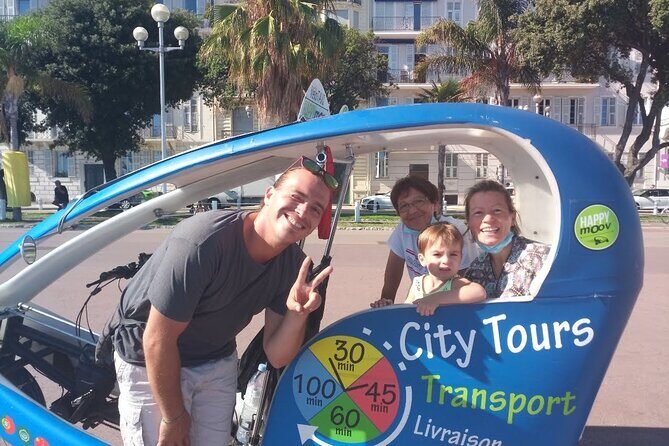 Nice: private guided Tour by electric taxi bike - How Long Should You Book: 45 Minutes, 1 Hour, or 90 Minutes