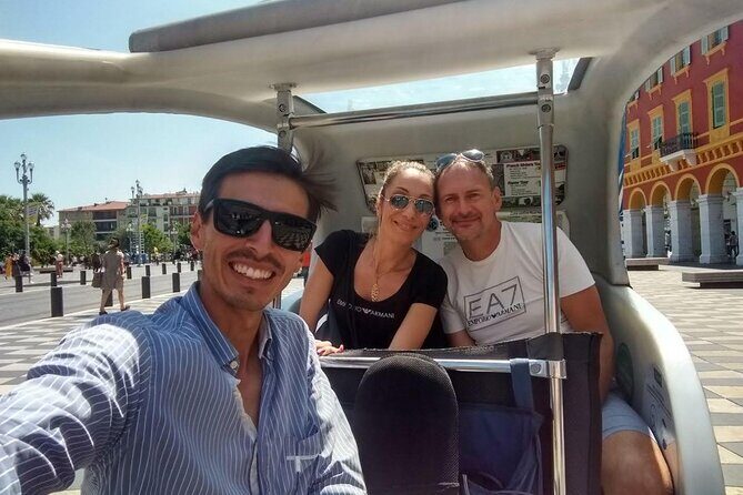 Nice: private guided Tour by electric taxi bike - Place Garibaldi, Quai Views, and Nice by the Water