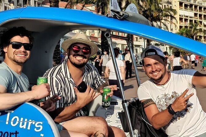 Nice: private guided Tour by electric taxi bike - Pickup, Meeting Points, and Staying Practical in the City Center