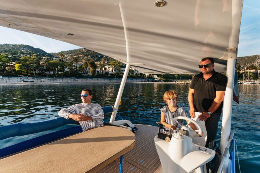 Nice: Private Sunset Tour on Solar Powered Boat - What to Bring (and the Cork-Deck Shoe Rule)