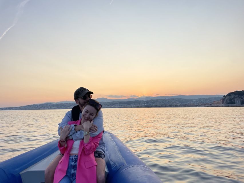 Nice: Sunset Boat Tour with Wine and Local Snacks - The sunset phase near Cap de Nice: timing and atmosphere
