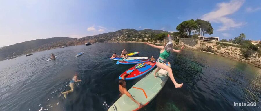 Nice: Villefranche-sur-Mer E-Bike and Paddleboard Tour - Nice Harbour Stop: A 5-Minute Warm-Up