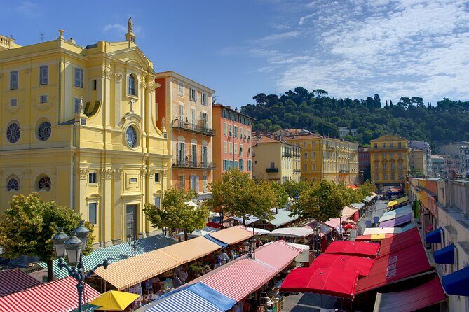 Nice walking tour: Old City and Castle Hill - Promenade des Anglais: Chaise Bleue, Neuf Lignes Obliques, and a tiny Statue of Liberty