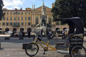 Original Nice city tour ( pedicab-vélo taxi) - Getting In: Pickup at Your Hotel or Place Masséna
