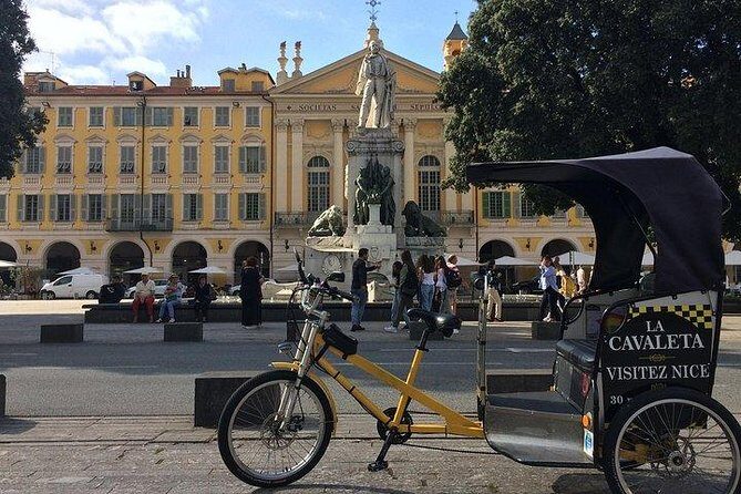 Original Nice city tour ( pedicab-vélo taxi) - Getting In: Pickup at Your Hotel or Place Masséna