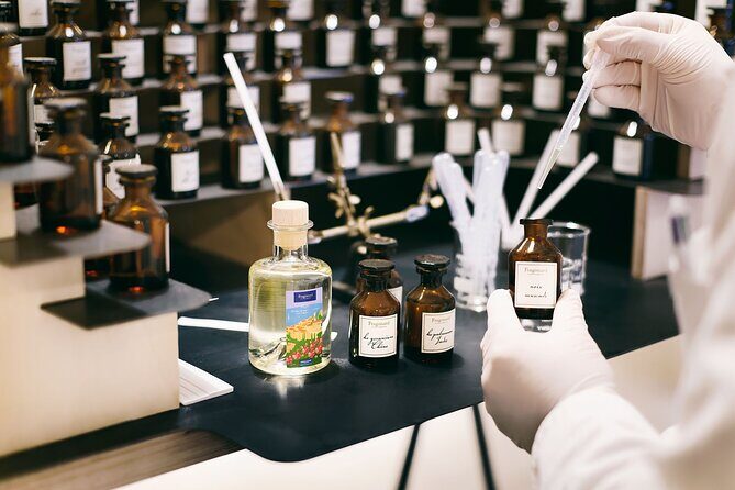 Perfume Making Class + Guided Visit of Fragonard nearby MONACO - The olfactory workshop: creating your own 12ml Eau de Toilette