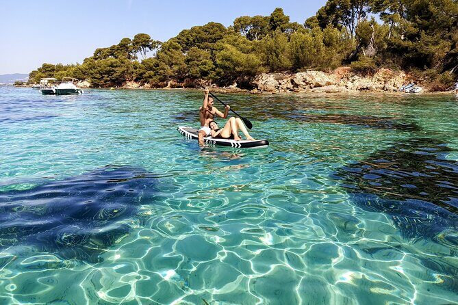 Private Boat Tour Cannes Lerins Islands - Anchored swim time, snorkel, paddleboard, and the treasure hunt