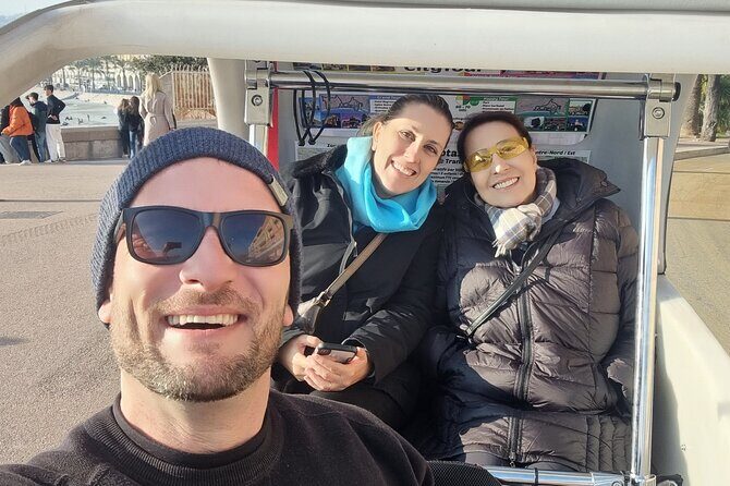 Private tour guide of Nice in electric taxibikes - How the electric taxi-bike tour of Nice really works