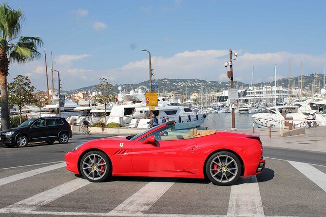 Private Tour on the Roads of Cannes by Ferrari - Port Canto Harbor Photo Shoot: Where the Yacht Views Take Over