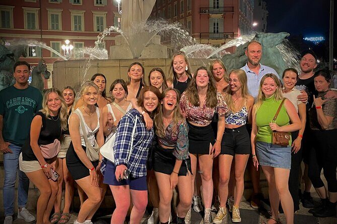 Pub Crawl Nice : Drink, Laugh, Meet the World - Place Masséna: the quick photo break that changes the feel