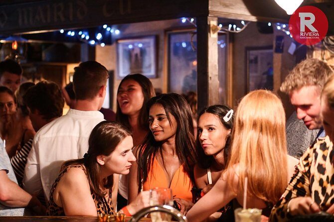 Riviera Bar Crawl Party with Free Shots and VIP Entry - Crowd Size Reality Check: When 100+ Can Feel Like 500