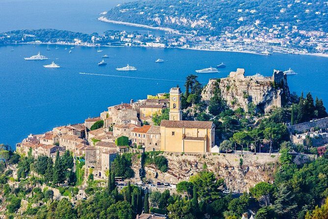 The very best of French Riviera in one day – Cannes, Antibes, Nice, Eze, Monaco - Antibes Old Town Walls, Fort Carré, and Port Vauban Boats